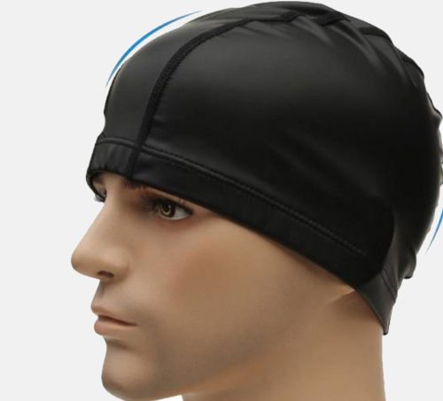 Lycra silicone swimming cap
